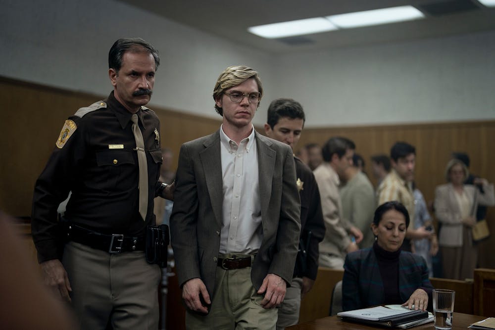 <p>Evan Peters stars as Jeffrey Dahmer in &quot;Monster: The Jeffrey Dahmer Story.&quot; The show was released on Netflix on Sept. 21.</p>