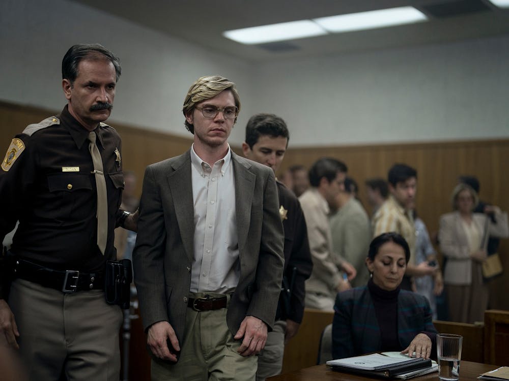 Evan Peters stars as Jeffrey Dahmer in &quot;Monster: The Jeffrey Dahmer Story.&quot; The show was released on Netflix on Sept. 21.