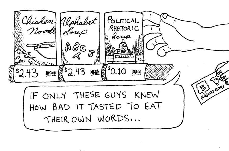 Political Rhetoric Soup