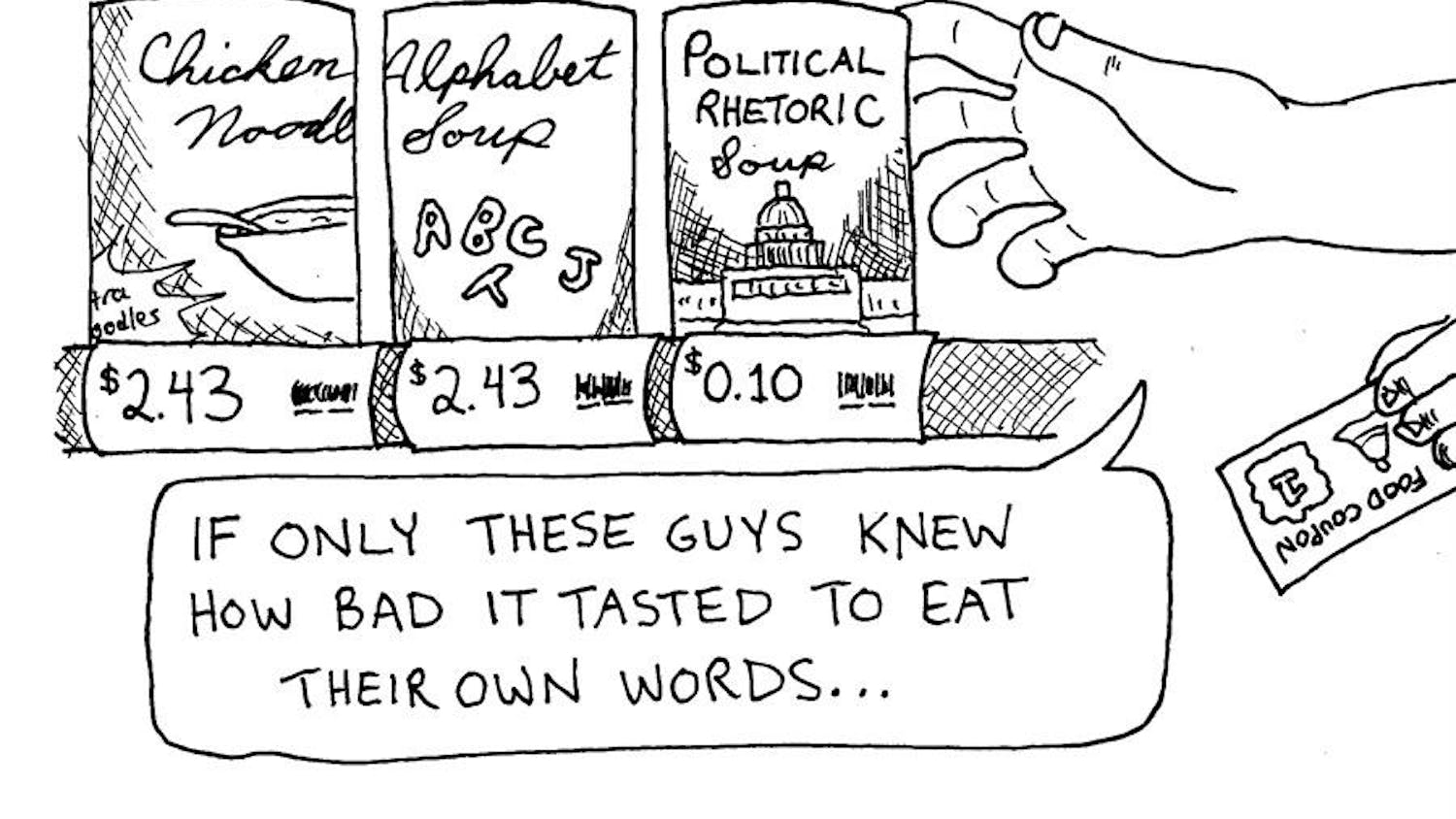 Political Rhetoric Soup