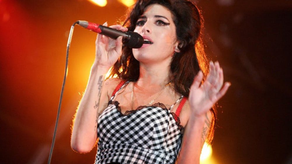 Still of Amy Winehouse in "Amy." (Handout)