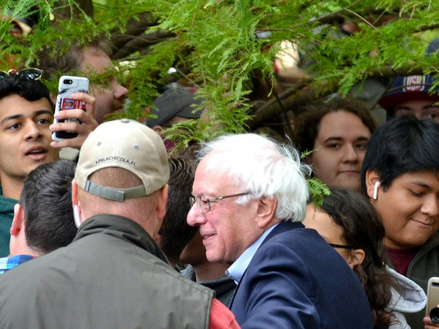 Liz Watson/Bernie Sanders Rally at Dunn Meadow 