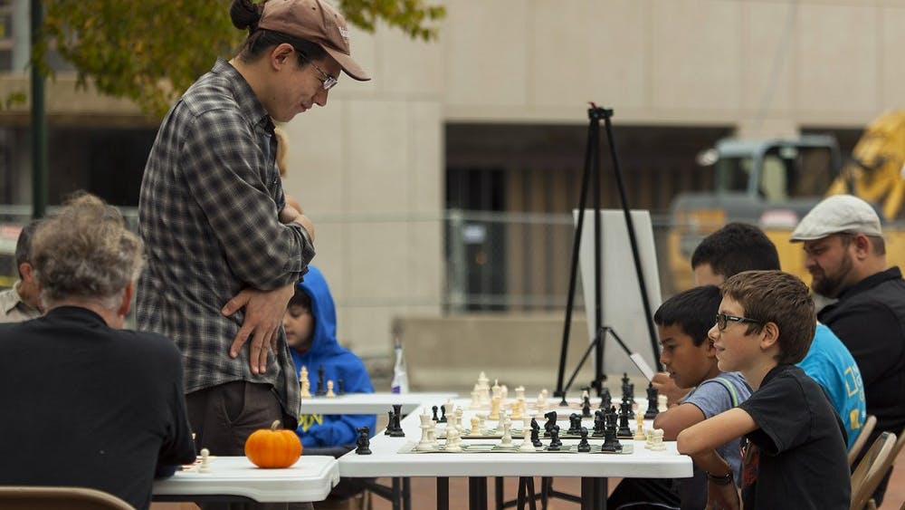 BISCC plays chess every few weeks at the Bloomington Farmers' Market to spread awareness about the organization. The club frequently hosts simultaneous games, where a chess expert goes around in a circle making one move at a time in games against multiple people.