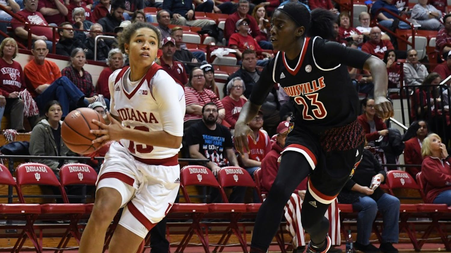 GALLERY: IU women's basketball loses to Louisville, 72-59
