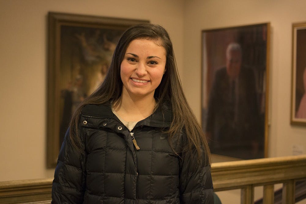 Senior Alyssa Gurreri was named the Big of the Year for the Big Brothers Big Sisters IU chapter.