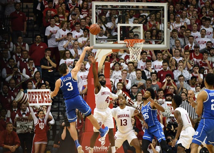 IU men's basketball loses to Duke, 9181 Indiana Daily Student