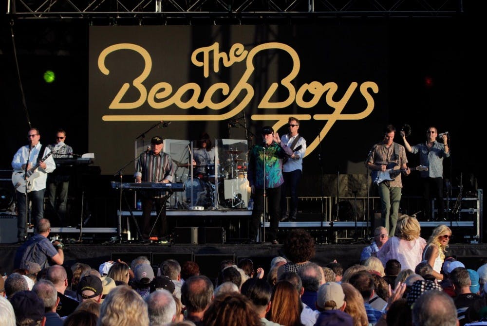 The Beach Boys performs in 2017 at Bold Point Park in East Providence. 