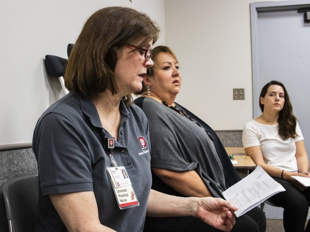 Licensed practical nurse Sally Hudson gives a health report status July 2, 2019, in the Monroe County Health Department. The Monroe County Health Department released its July 2023 food inspection report, naming 25 locations with critical violations.