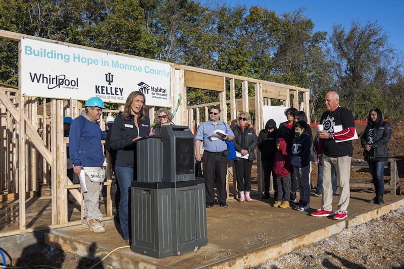 Kelley School, Habitat for Humanity and Whirlpool Corporation collaborate on home-building project