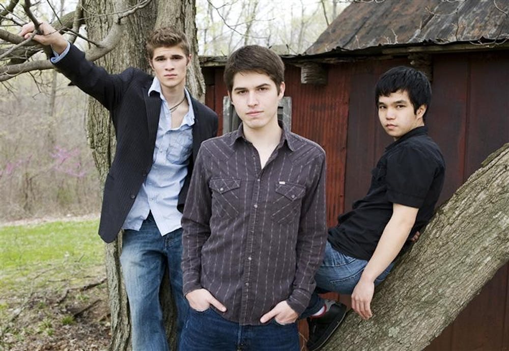 Members of local band South Jordan, whose music has been featured on Malaysian radio stations, pose for a photo.