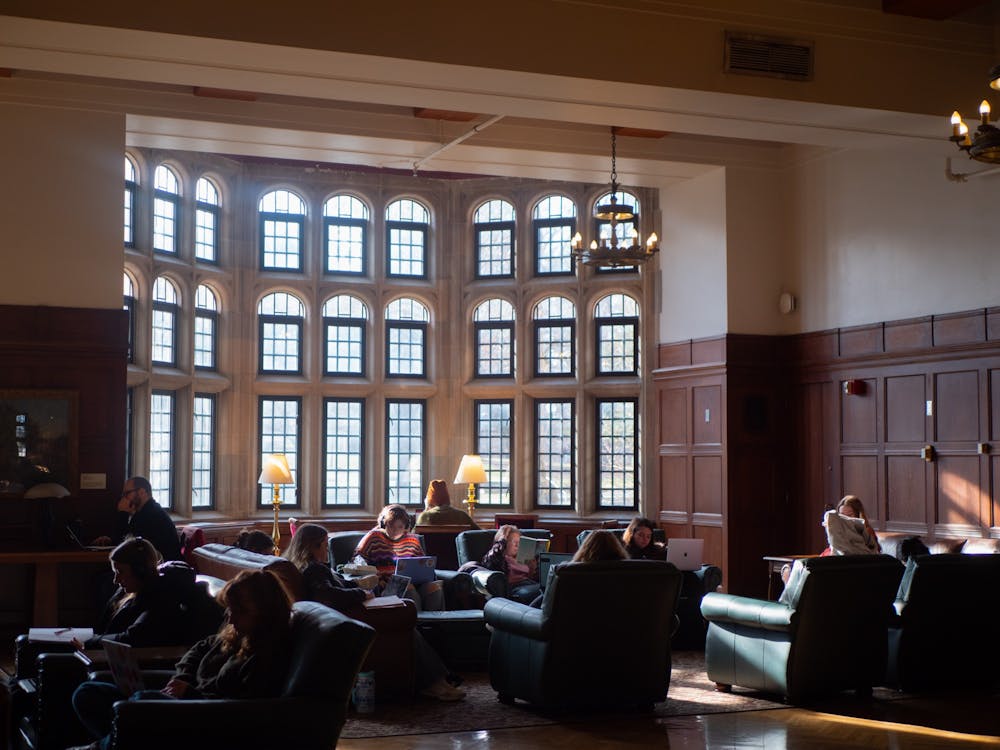 <p>Students are seen studying in the IMU&#x27;s South Lounge Jan. 9, 2023. Students returned to classes Jan. 9, 2023, after winter break.</p>
