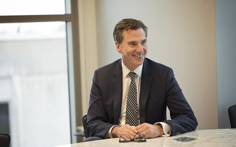 Dean Feinstein at the School of Global and International Studies talks about his new position on the Holocaust Memorial Council. He talked about his background as the former ambassador to Poland and expressed his excitement for the new position Friday afternoon. 