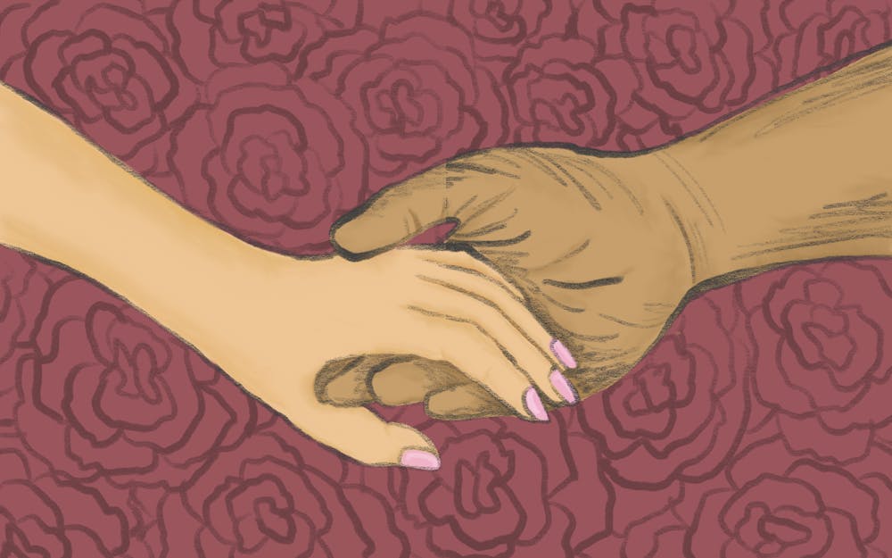 hand holding drawing tumblr