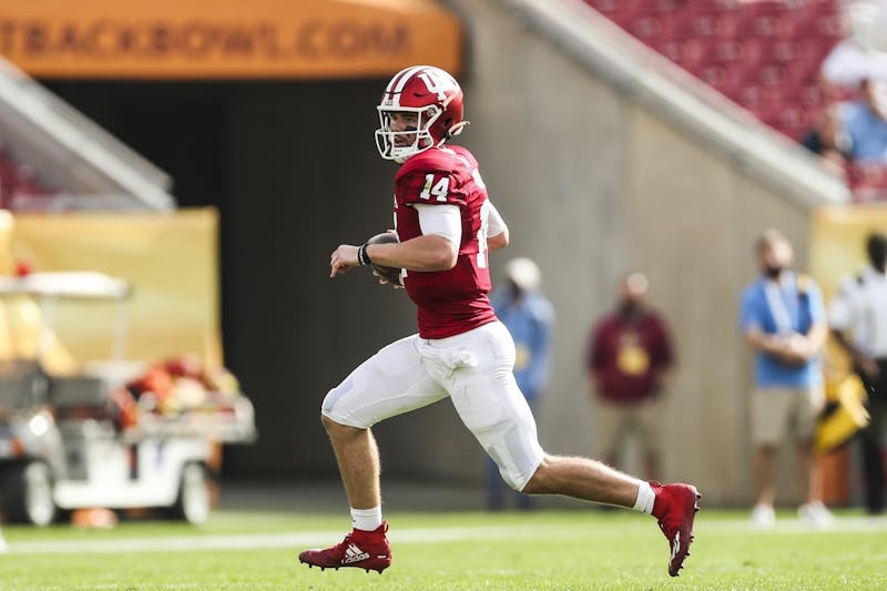 Indiana beats Wisconsin with quarterback Jack Tuttle leading way