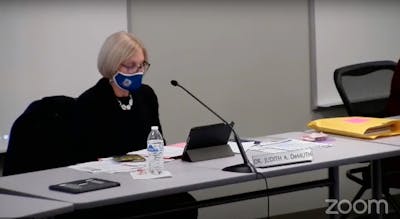  Judy DeMuth, Monroe County Community School Corporation Superintendent, thanked the staff members who had helped the district continue with in-person learning. “I can’t tell you how honored I am to have everybody working toward that goal of keeping MCCSC safe for our children and staff members," DeMuth said Tuesday night. 