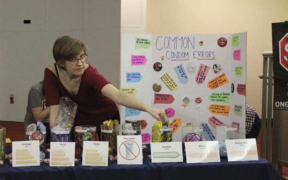 <p>IU Health Center organized a sexual and reproductive health informational event, "Cupcakes and Condoms," in 2017 at the Indiana Memorial Union. SexFest is also currently partnered with “Cupcakes and Condoms."</p>