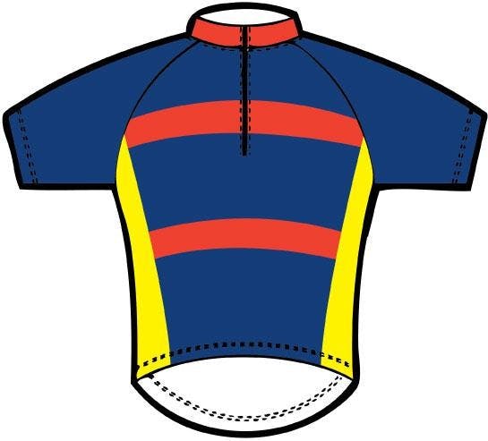 Blue Red Yellow Jersey