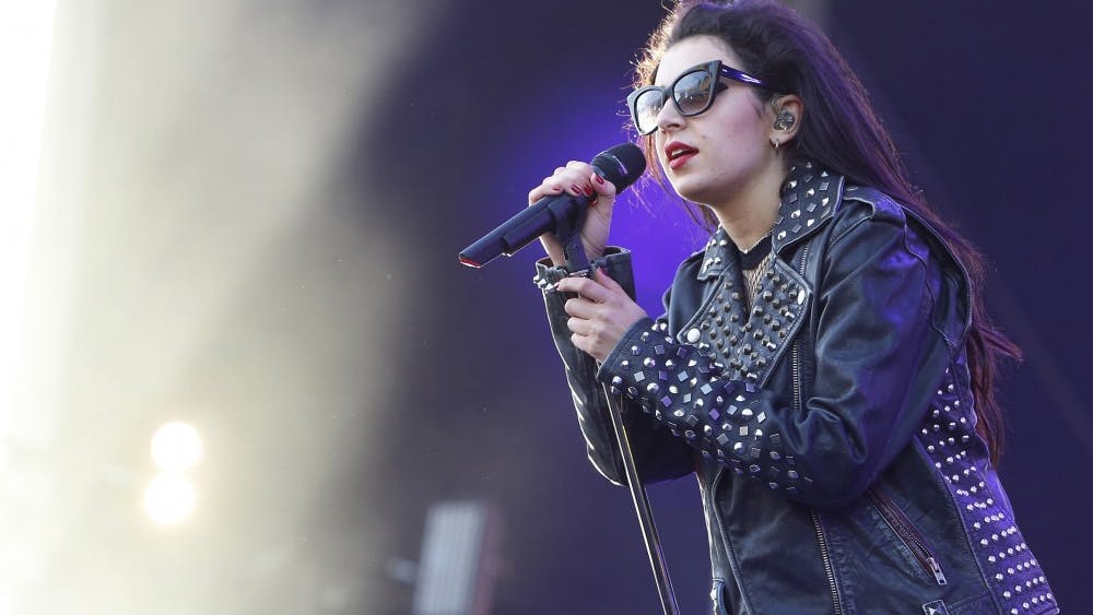 Charlie XCX performs at the Mercedes-Benz Evolution stage during the Rock in Rio USA music festival in Las Vegas on May 15, 2015. (Bizuayehu Tesfaye/Sipa USA/TNS)