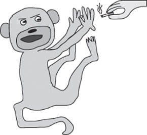 In South Bend it is illegal for an individual to make a monkey smoke a cigarette. This was first brought into notice in 1924, when the accused was to pay a $25 fine.
Illustration by Natalie Avon