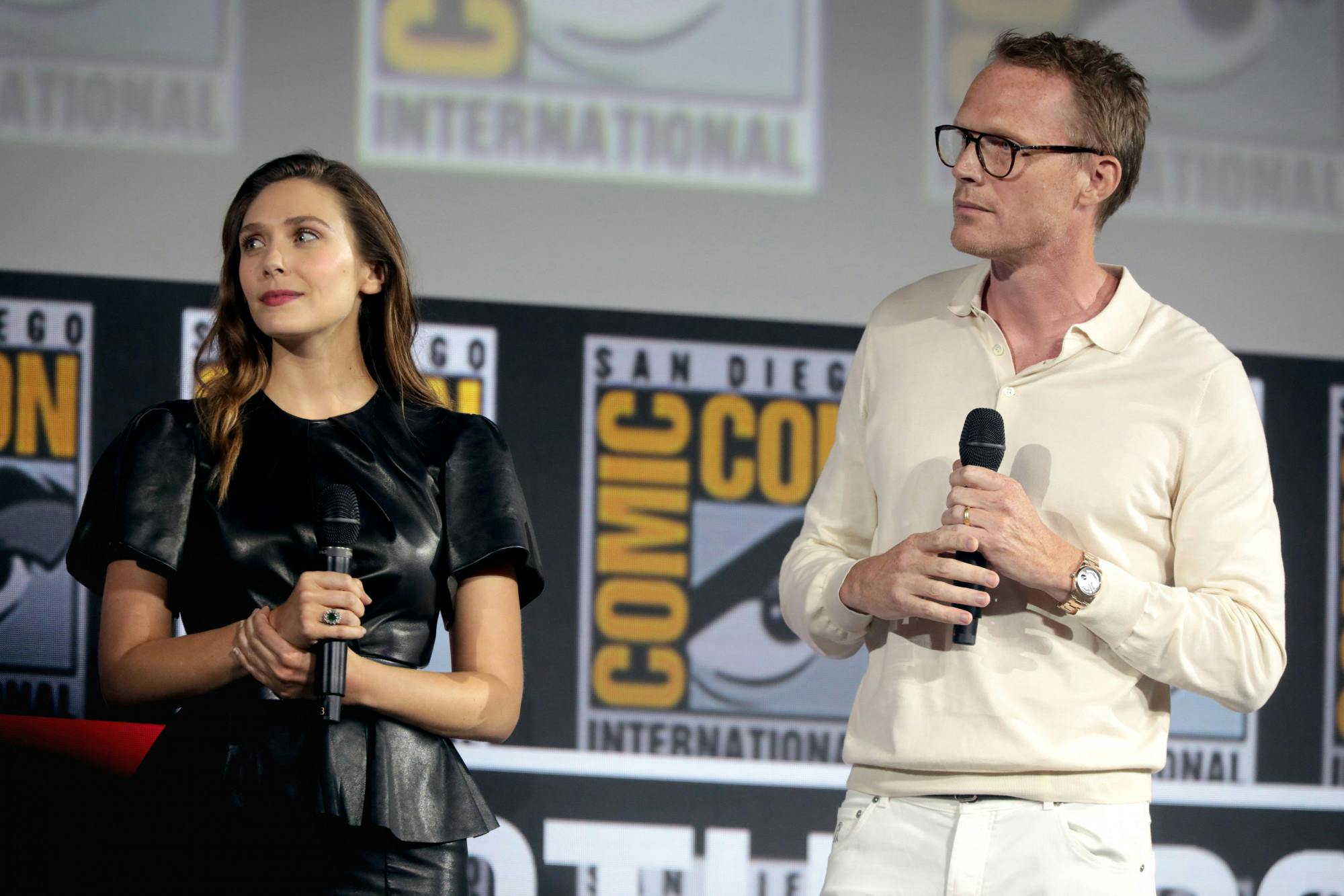 GAGE SKIDMORE/CC BY-SA 2.0
Elizabeth Olsen and Paul Bettany star in Disney+’s WandaVision.