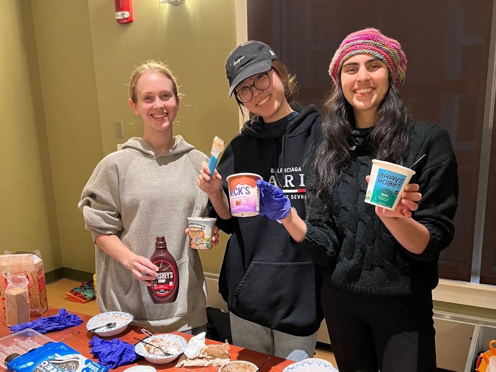 COURTESY OF EMILY YAO
The Alternative Protein Project hosted an ice cream social, where students tasted animal-free ice creams made with synthetic milk proteins.