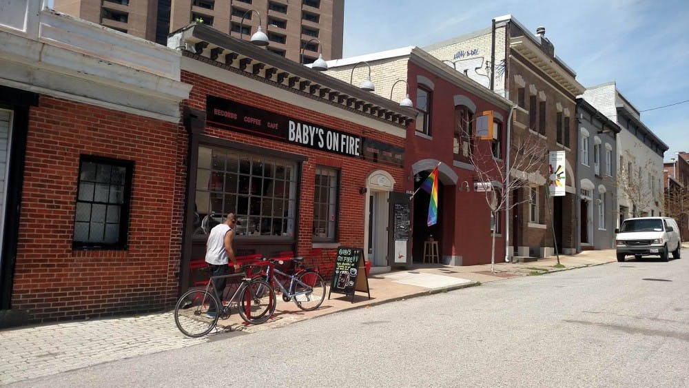 COURTESY OF VERONICA REARDON
Baby’s on Fire is located on the relatively idyllic Morton Street, not far from the bustle of North Charles.