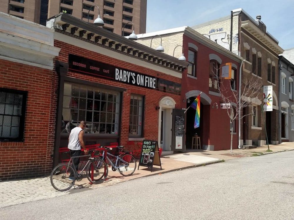 COURTESY OF VERONICA REARDON
Baby’s on Fire is located on the relatively idyllic Morton Street, not far from the bustle of North Charles.