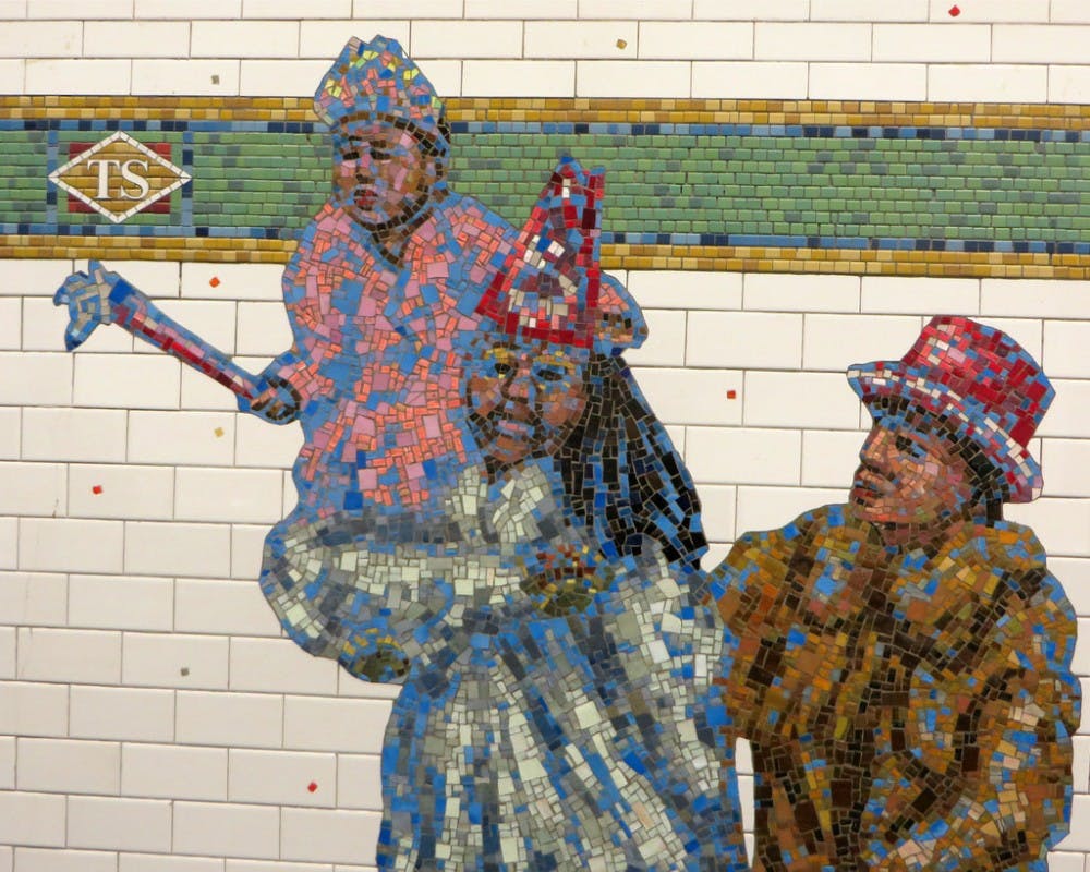  Eden, Janine and Jim / CC-BY-2.0
Jane Dickson’s work includes a mosaic in New York’s Time Square subway station.