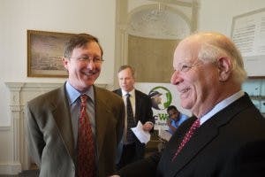  COURTESY OF BALTIMORE HERITAGE VIA FLICKR
Senator Cardin, seen visiting Hopkins in 2012, spoke at the U.S.-Iran Nuclear Deal talk in Hodson Hall. 