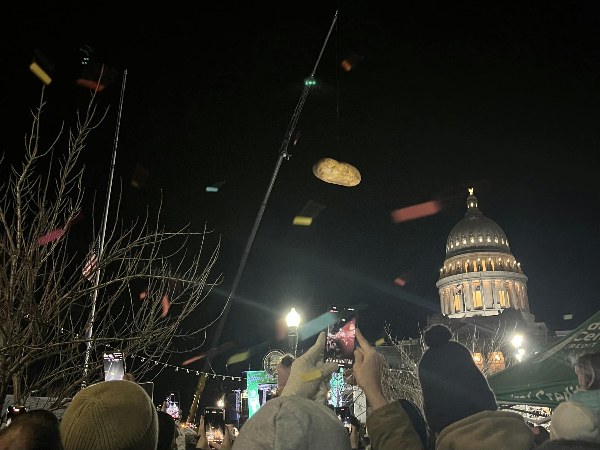 COURTESY OF YEKYEONG LEE
Lee looks forward to the annual Idaho Potato Drop at the start of 2026.