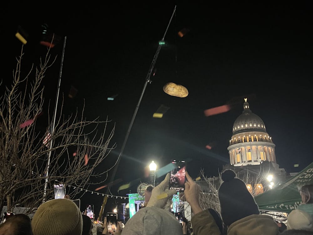 COURTESY OF YEKYEONG LEE
Lee looks forward to the annual Idaho Potato Drop at the start of 2026.