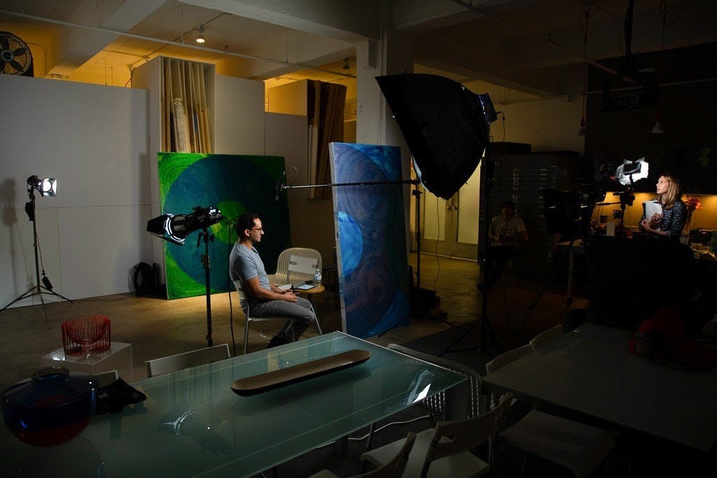 COURTESY OF EMILY DRISCOLL
Jared Kaplan filmed a video series with Emily Driscoll, a documentary producer and director.