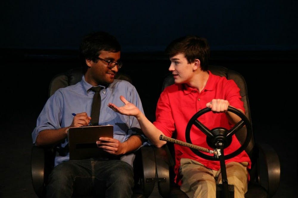 RUN BANLENGCHIT/PHOTOGRAPHY STAFF Witness Theater performs student-written plays like last year’s “Drive” by Renee Scavone.