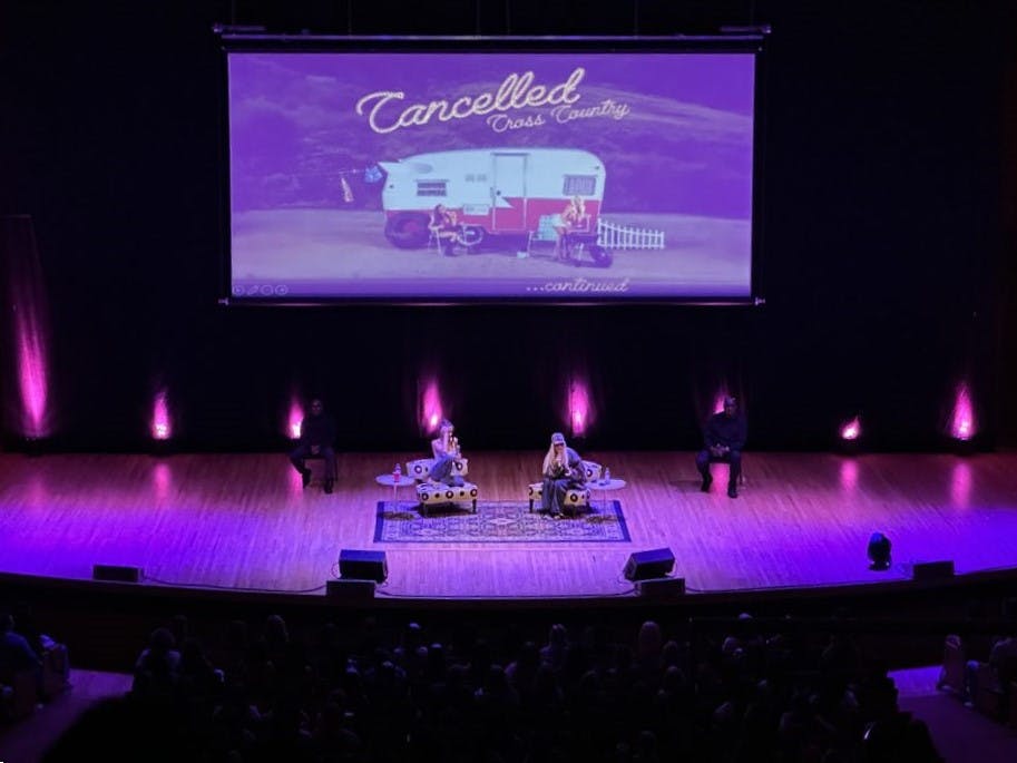 COURTESY OF RUBEN DIAZ
Tana Mongeau and Brooke Schofield's parting Cancelled tour came to Baltimore at the Joseph Meyerhoff Symphony Hall.