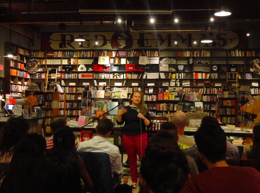 SAMANTHA SETO/PHOTOGRAPHY STAFF
Katie Hail-Jares shared stories from sex workers and researchers in D.C.