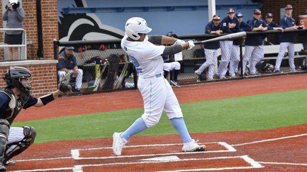HOPKINSSPORTS.COM
Nate Davis’s 5 home runs earned him Conference Hitter of the Week