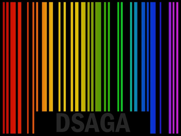 COURTESY OF isabella altherr
DSAGA, whose logo is featured above, meets Mondays.