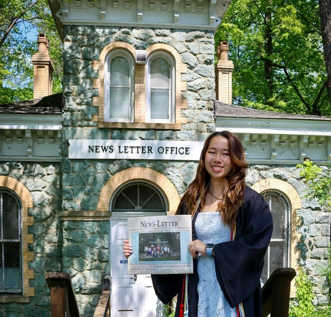 COURTESY OF MICHELLE LIMPE
Limpe discusses the home the Gatehouse has provided to her over the past four years.