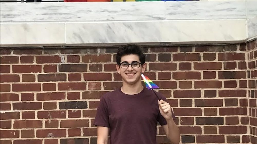 COURTESY OF RUDY MALCOM.
This is the Instagram photo from last year’s National Coming Out Day. 