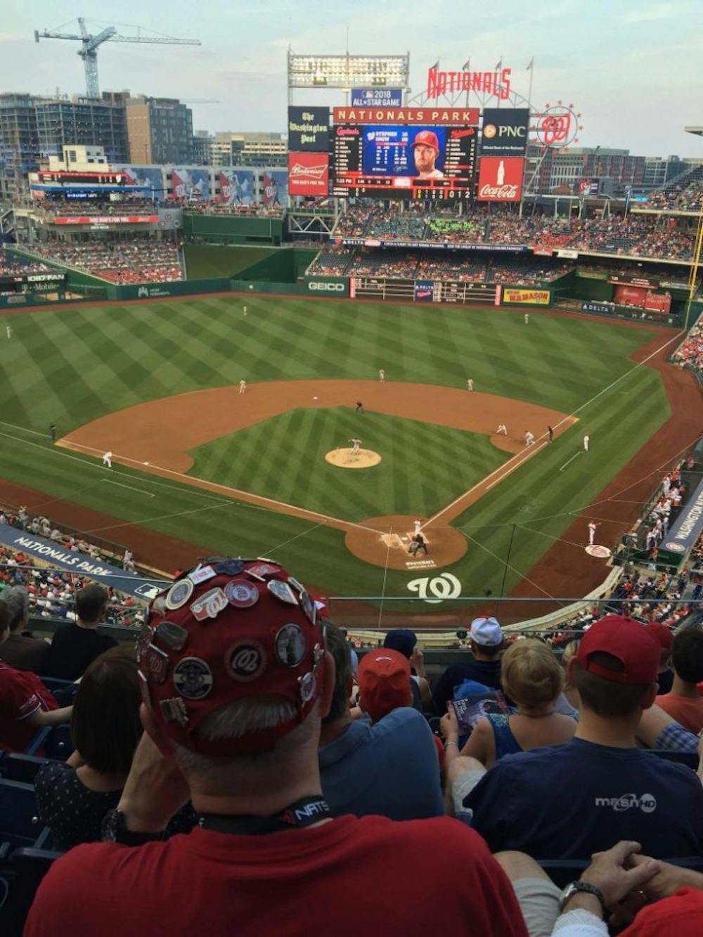 The Presidential character mascots of the Washington Nationals baseball  team, Thomas Jefferson, Teddy Roosevelt, Abraham Lincoln