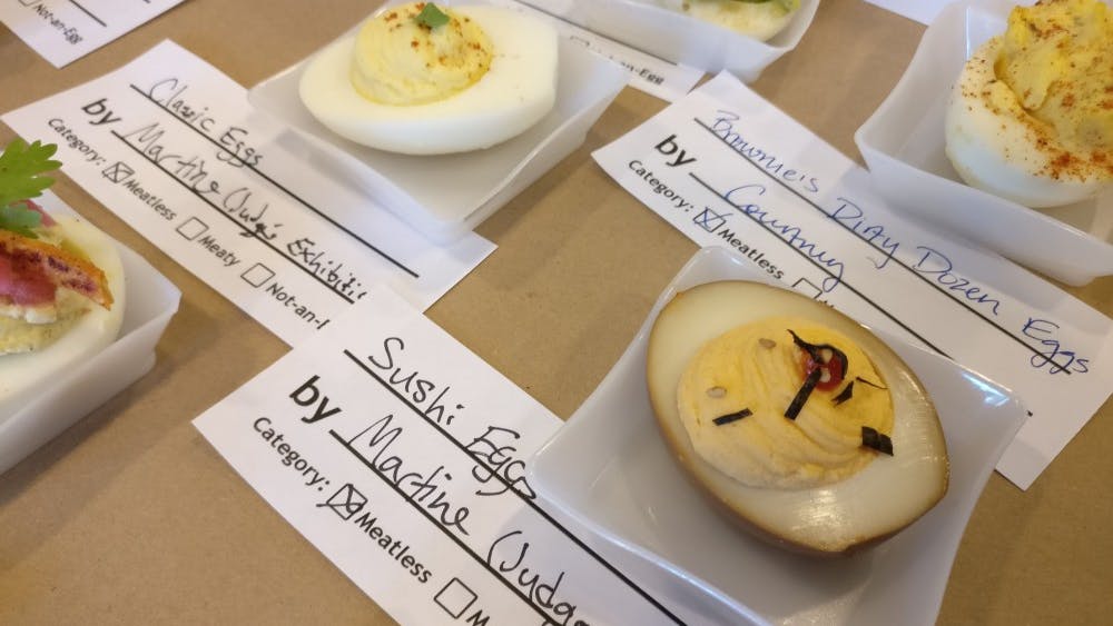Courtesy of Jesse Wu
Deviled eggs competed against each other for a variety of awards.