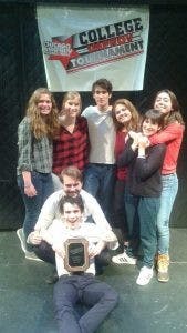  Courtesy of Phoebe Gennardo
The Niblets pose after an improv tournament.