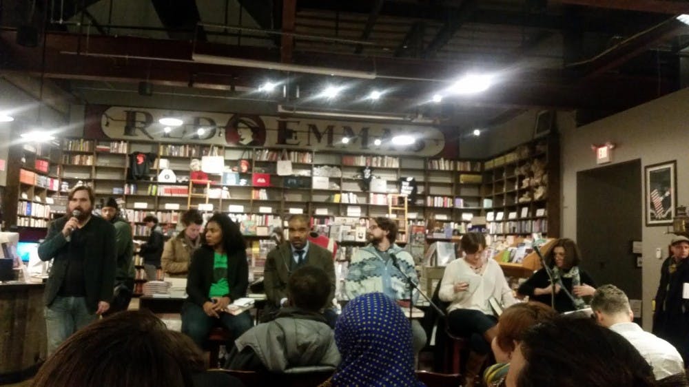 COURTESY OF EMMA ROASLVIG
Prof. Hickman deconstructs Marxist material to talk about race.