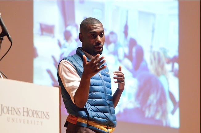 Courtesy of EYAL FONI
Mckesson discussed the importance of social media in activism.