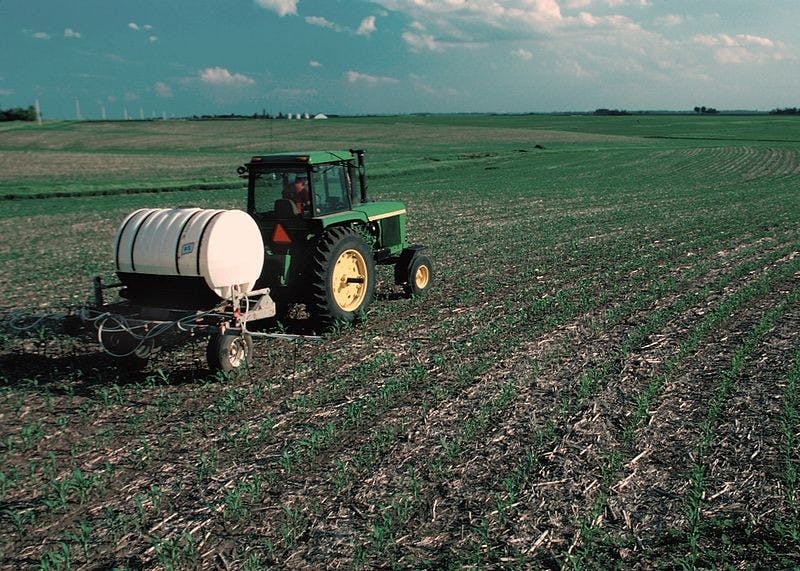 Public Domain
Human fertilizer production creates large amounts of harmful ammonia.