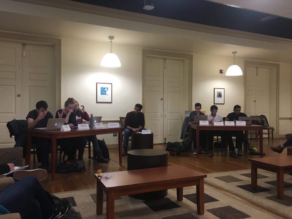 COURTESY OF KAREN WANG
Discourse is a student group that holds semi-monthly debates on campus.