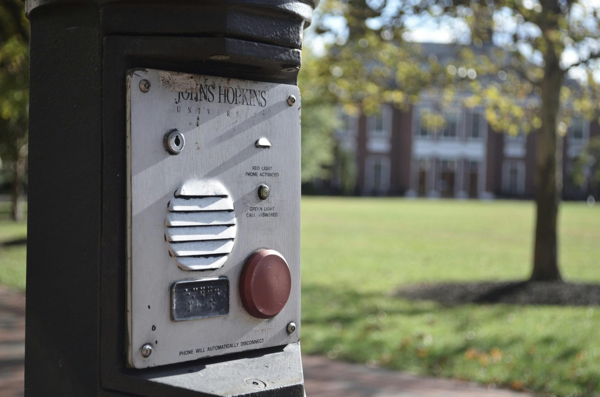 JOSHUA LONSTEIN / PHOTO EDITOR JHPD reports a sexual assault attempt on a student by an unknown male on Saturday, Oct. 18.