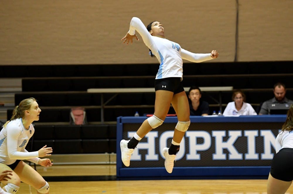 HOPKINSSPORTS.COM
Sophomore Simone Bliss was named Centennial Conference Player of the Week.