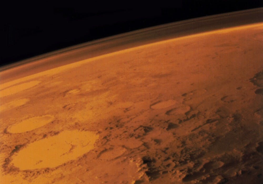 NASA/JPL/UNIVERSITY OF ARIZONA
Mars once had an ocean but is now typically viewed as an arid planet.