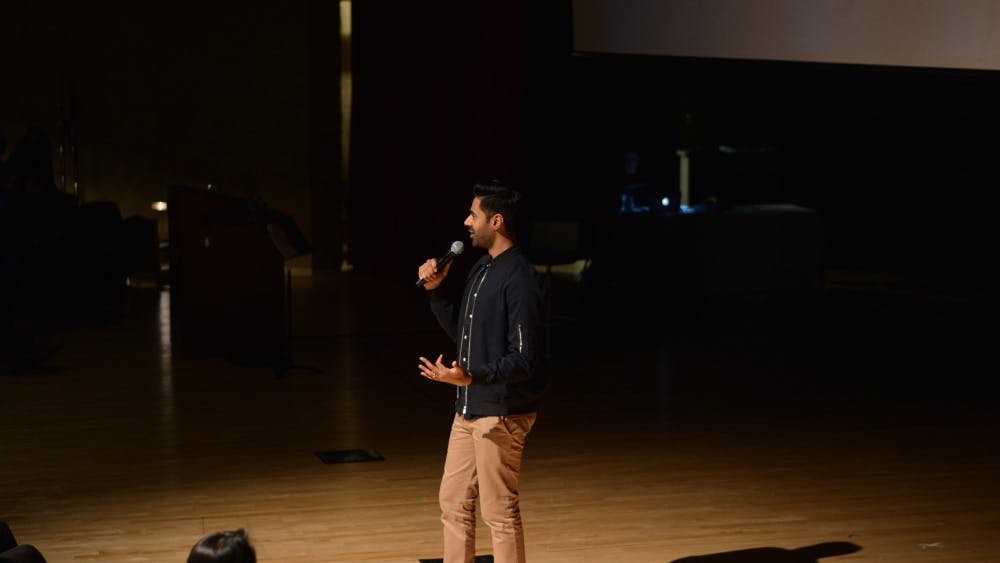 COURTESY LAUREN QUESTELL
Hasan Minhaj showcased his comedic skill at MSE’s final event of the year.